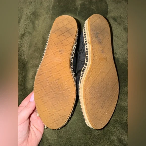 Gucci Black Canvas Espadrilles flats - Picture 11 of 13